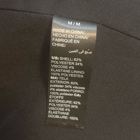 White House Black Market 
Black and Gray Plaid Trench Coat - Picture 8 of 9